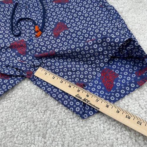 Tori Richards Swim Trunk Men 34 Blue Print Board Shorts Mesh Liner Swimming Pool - Picture 7 of 9