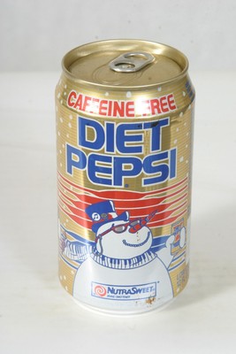 Diet Pepsi Soda Can Caffeine Free Snowman Ebay