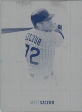 MATT SZCZUR 2011 Just LIMITED Rookie Press Plate RC 1/1