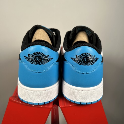 Jordan 1 Retro Low OG Black Dark Powder Blue UNC (CZ0858-104) Size: 7Y - 第 2/9 張圖片