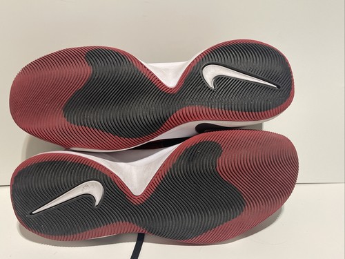 Nike Shoes Mens Size 8.5 Fly By Mid 2 Black Red Basketball Sneakers CU3503-003 - Picture 6 of 9