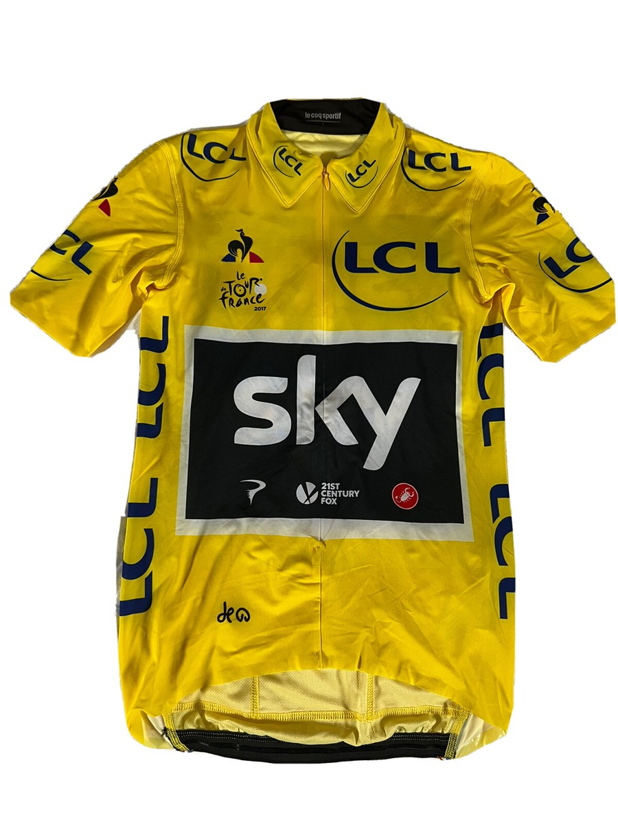 Yellow Short Le Coq Sportif 2017 Chris Froome Tour De France