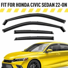 Rain Guards Vent Visors Shade for 2022-2025 Honda Civic Sedan