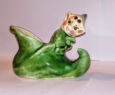 Vintage Walker Pixie Elf Planter 3 1/2 '' made In California MCM