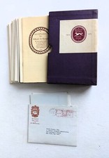 KEEPSAKE FOR ALFRED A. KNOPF w/ 50 SMALL-PRESS FINE-PRINTINGS + 2 SIGNED LETTERS