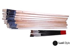 15pc Artist Craft Brush Set Assortment for Acrylic Oil Watercolor Painting DIY