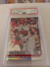 2019 Topps Chrome Update Lane Thomas PSA 10 Refractor Rc #010/250