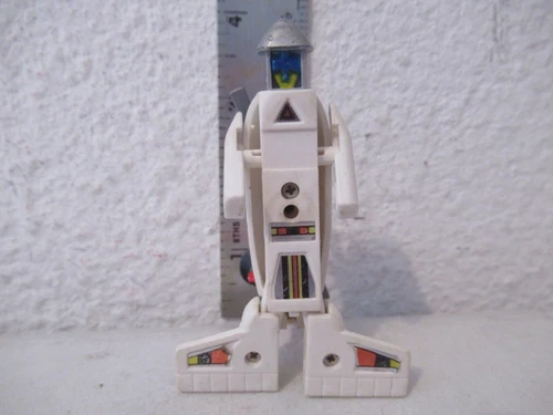 Vintage Transformers Knock off REMCO Zybots white helicopter
