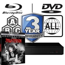 Image of Panasonic Blu-ray Player DP-UB150 All Zone MultiRegion 4K & Pulp Fiction UHD
