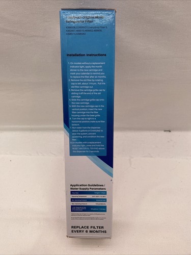 Filtro acqua frigorifero IcePure RWF0500A compatibile 4396508 469010 -Nuovo con scatola - Foto 2 di 4