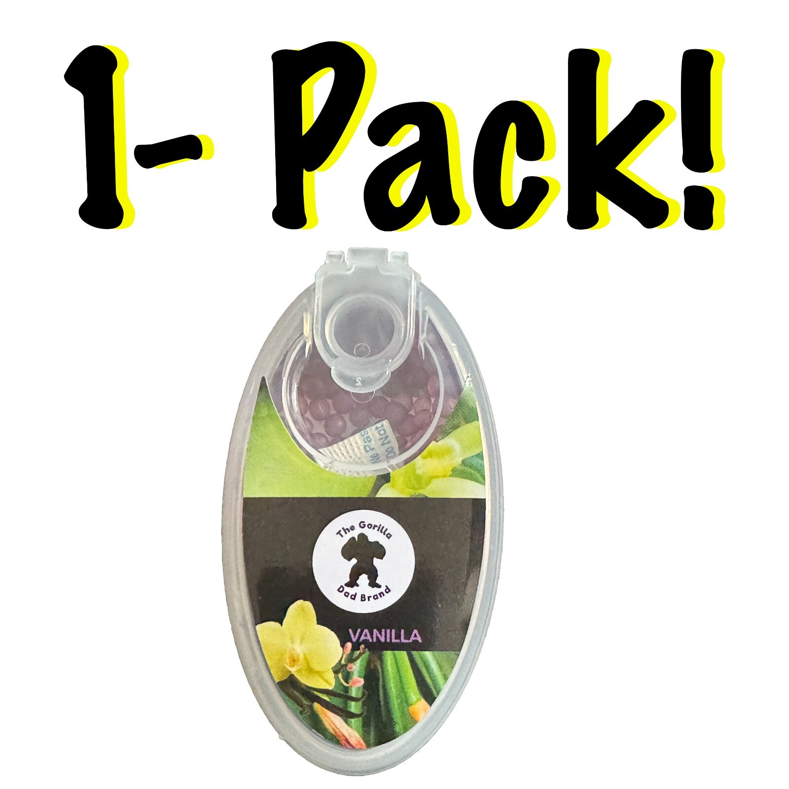 100 count Vanilla burst beads (1 - Pack)