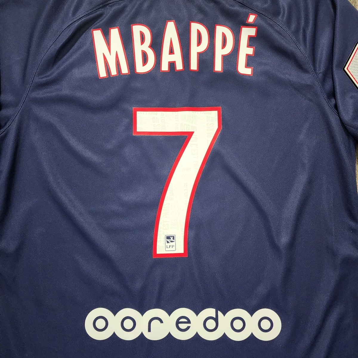 2020 Nike Paris Saint Germain Home Soccer Jersey Kylian Mbappe Men