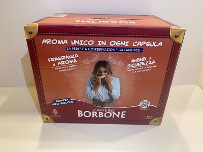 *Caffe Borbone ''Blu'' Nespresso Compatible 100 Capsules Best By Date 11/2025