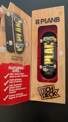 SpinMaster 2022 Tech Deck Performance Series Wood PLAN B Fingerboard NEW Dmg Box