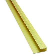 1 X STUK LT02MG Gold Laminate Floor Square Edge End Trim Strip 900mm 90cm X 35mm