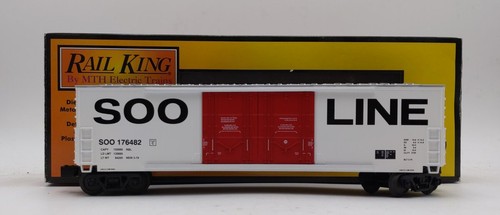 MTH 30-74526 SOO Line 50' doble puerta enchufable vagón de carga nuevo en caja | Zustand: New
