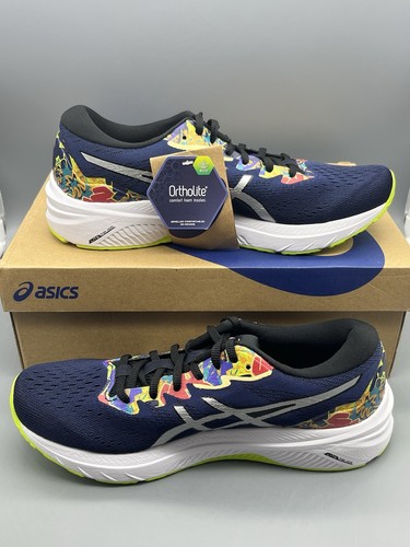 Asics GT-1000 11 Lite-Show Women’s 10 Men’s 8.5 Running Shoes Navy Blue Tried On