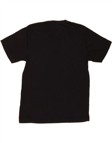 VOLCOM Womens Graphic T-Shirt Top UK 16 Large Black Floral Cotton CF05 - Picture 2 of 3