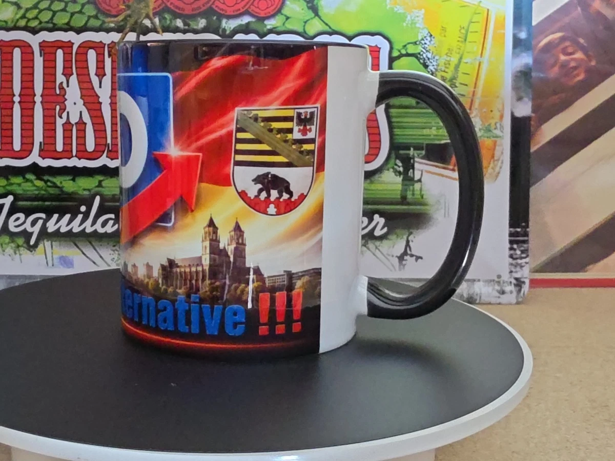 AFD Tasse Unser Land Unsere Regeln Edition Sachsen-Anhalt schwarze Edition #1