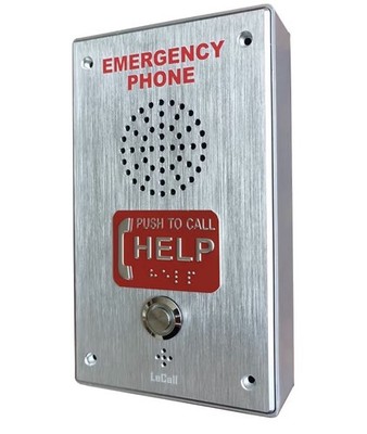 LeCall Emergency Dialer Phone/Elevator Phone with Voice Announcement,  ADA Comp
