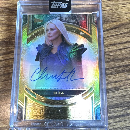Charlize Theron (Clea) #MP-CT Marvel 2025 Topps The Collector Perfection Autograph card