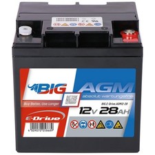 BIG E-Drive AGM 12V 28Ah E-Scooter Hebebühne...