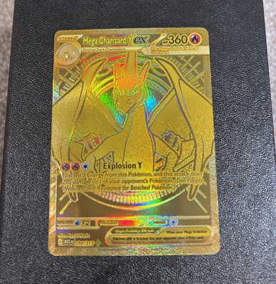 Mega Charizard Y EX Gold Hyper Rare Full Art Ascended Heroes