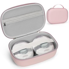 Wearable Breast Pump Bag Hard Shell Case with Waterproof Removable Tray