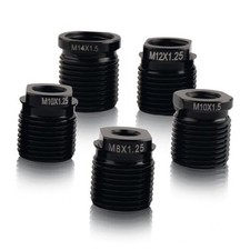 5PCS Shift Knob Adapter,Aluminum Alloy Shifter Knobs Thread Adapter for