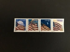 U.S. Stamps, Scott # 4248-4251, PNC4 # S1111111, Flags, with NO Back, MNH