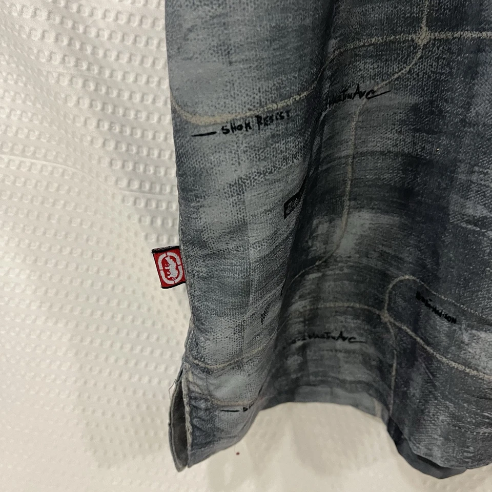 Vintage Ecko Complex Shirt Men XXL King Of The Fort Y2K Hip Hop Baggy Button - Image 3 of 4