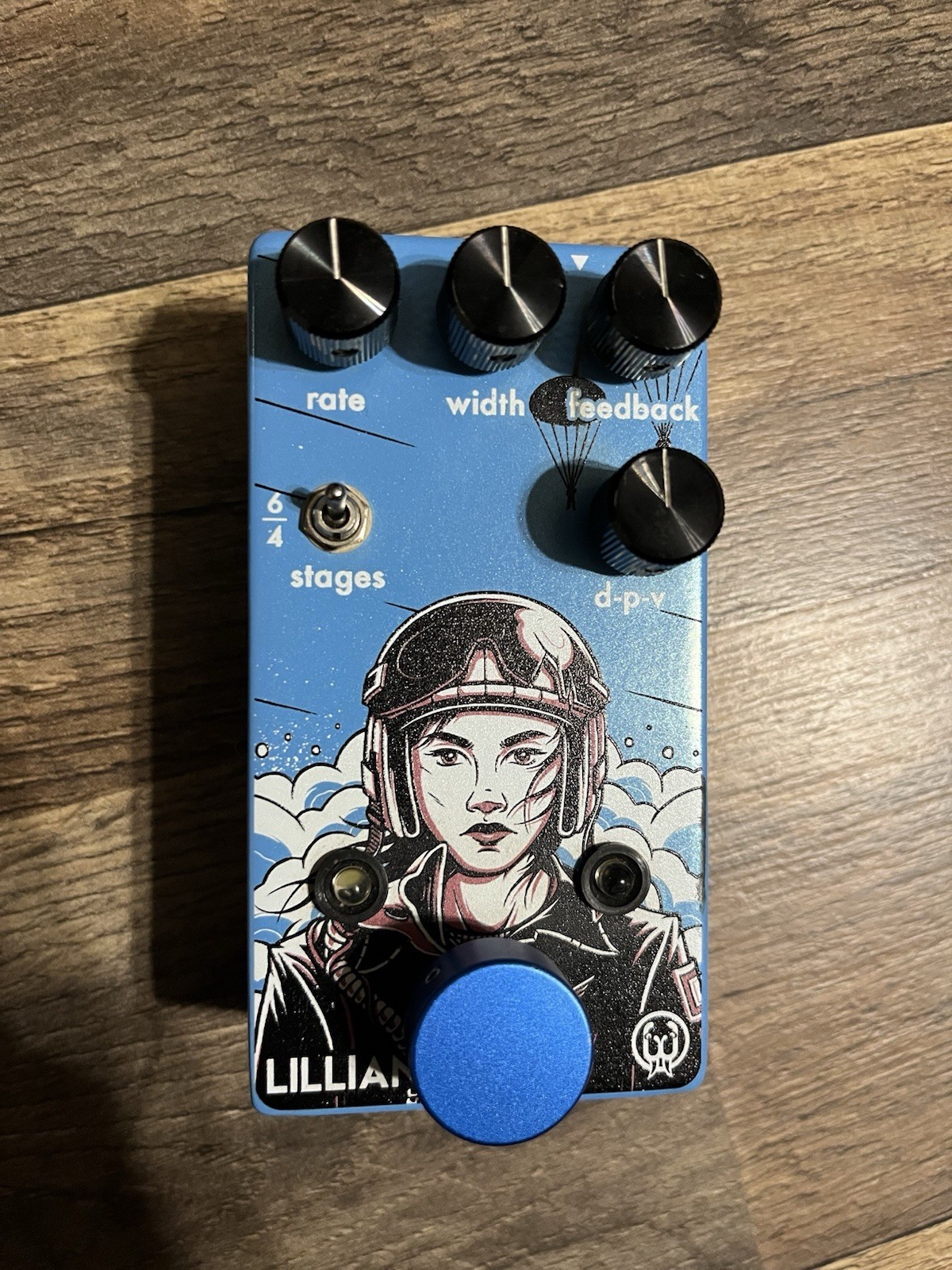 Mint Walrus Audio Lillian Multi-Stage Analog Phaser Guitar Effect Pedal