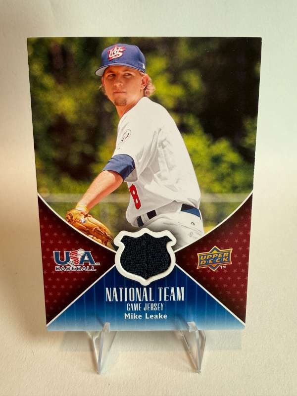 2009 Upper Deck Mike Leak USA National Team Jerseys #USA-ML Game Jersey Relic