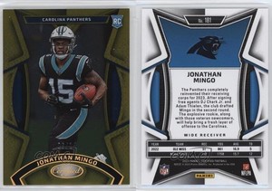 2023 Certified Rookies FOTL FOTL Mirror Gold /15 Jonathan Mingo #181 Rookie RC
