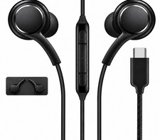 USB-C Wired Earbuds, In-Ear Stereo Headphones with Microphone