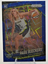 Paige Bueckers RC 2025 Panini WNBA Prizm Blue Velocity Variation RC #147 GC0217