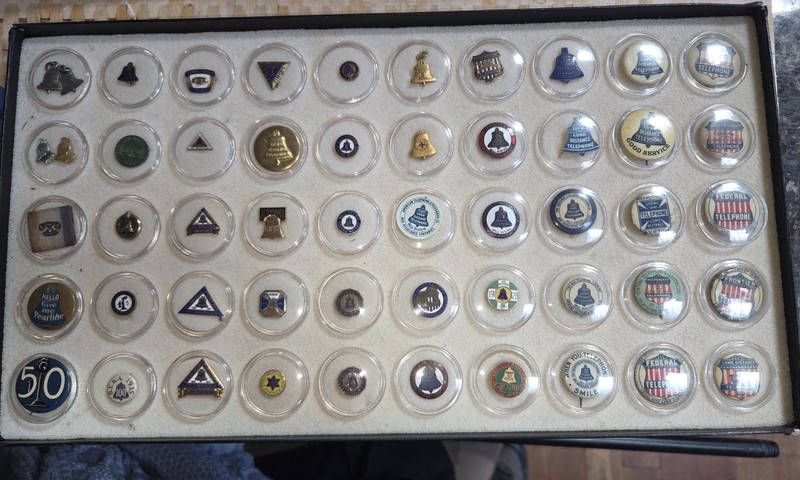 Rare Telephone Pins Lot Of 50 Pinbacks