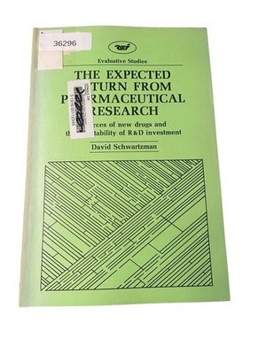 The Expected Return from Pharmaceutical Research David Schwartzman 1975 AEI