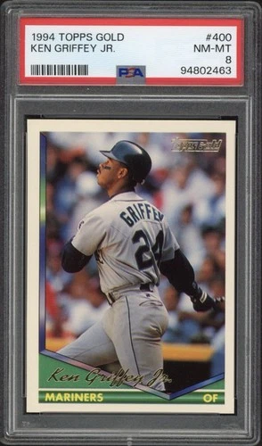 1994 Topps Gold Ken Griffey Jr. #400 PSA 8 NM-MT HOF Seattle Mariners