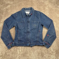 Ecko Red Denim Trucker Jacket Size M Blue Y2K...