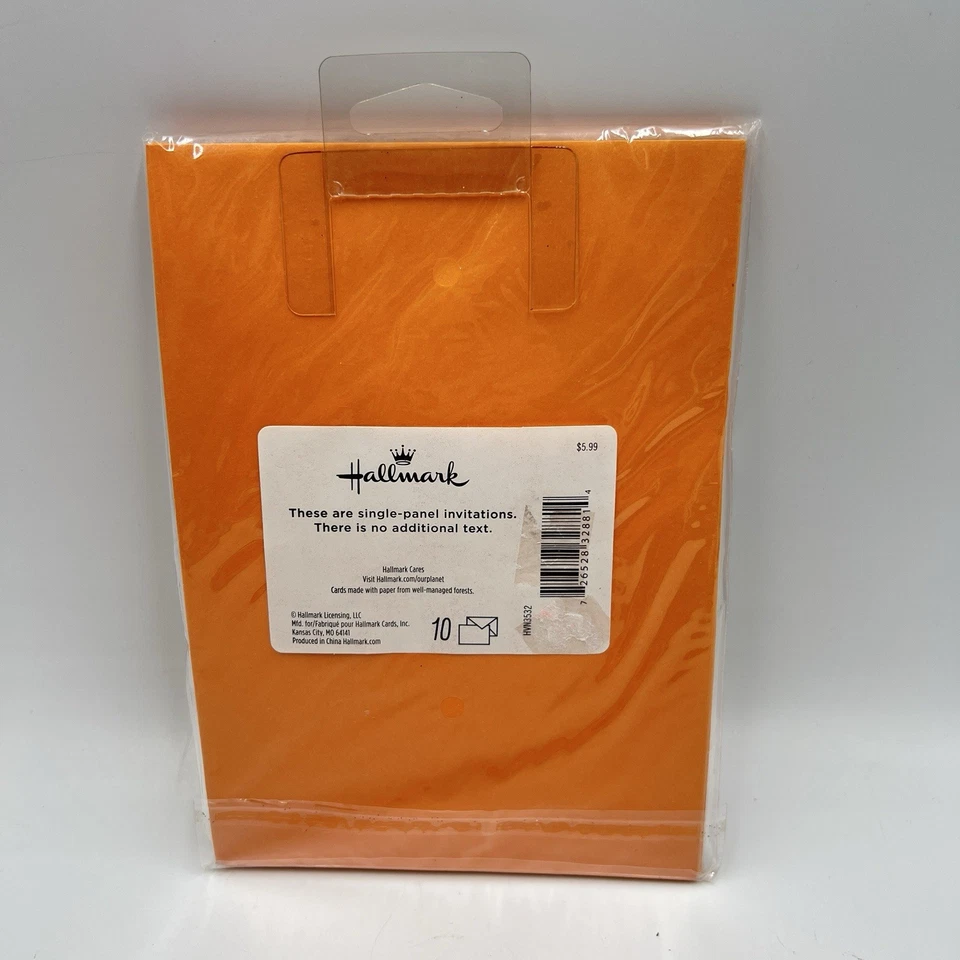 Hallmark Halloween Skulls Party Invitations. 10 Cards New With Envelopes - Image 3 of 3