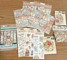 Stamperi Sir Vagabond FANTASY WORLD Scrapbooking 8x8 Paper, Die Cuts, Chipboard