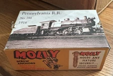 Pennsylvania R.R. Steam Engine No. 288 1916 Box: Dr. Pepper, Anacin, Budweiser