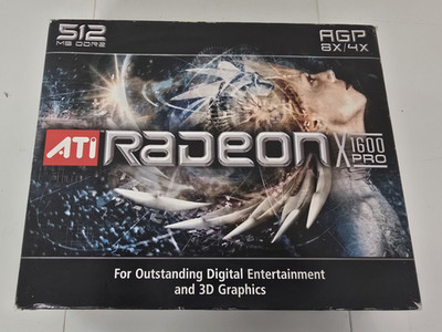 New AGP card ATI Radeon X1600 Pro AGP 8x/4x Video Card 512MB