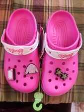 Crocs Barbie Classic Clog Electric Pink Men s Size 5 - Women s Size 7 NEW