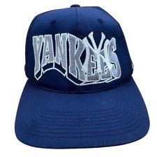 Rare Vintage 90s New York Yankees SnapBack Blue Cap, Streetwear Classic, VGUC