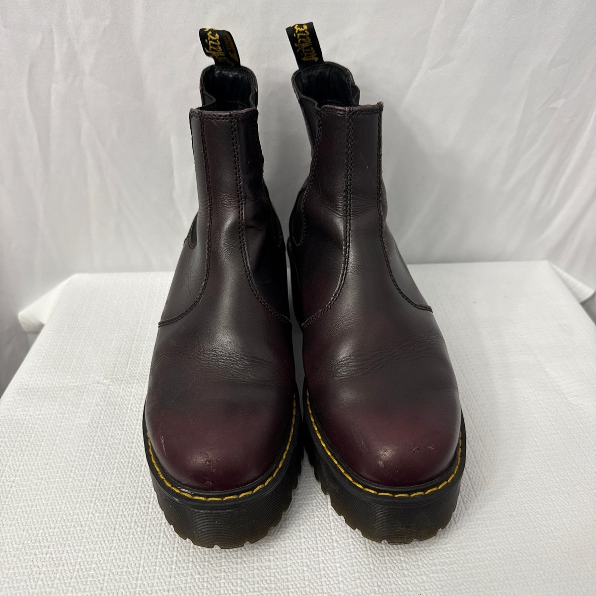Dr Martens Boots Womens 10 US Rometty Sanguine Burgundy