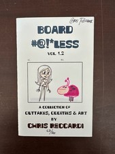Spumco Chris Reccardi Board #@!*less Art Book W Original Art Cover Signed Stimpy