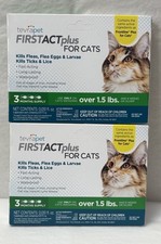 Tevrapet FirstAct Plus Kills Fleas Tick  Lice Over 1.5lbs 6 Months Supply SH7 