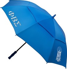 Phi Beta/ Beta; Sigma Large Classic Umbrella Blue - 27" 